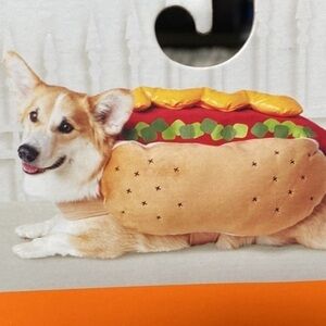 Hot Dog Halloween Dog Costume